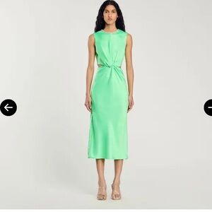 SANDRO Midi Dress With Twist
